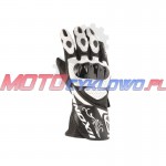Rękawice motocyklowe damskie IXON RS CHICANE HP, biały/czarny 